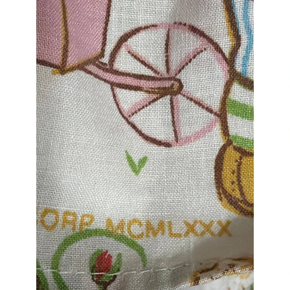 1980 Strawberry Shortcake Twin Flat Sheet 79